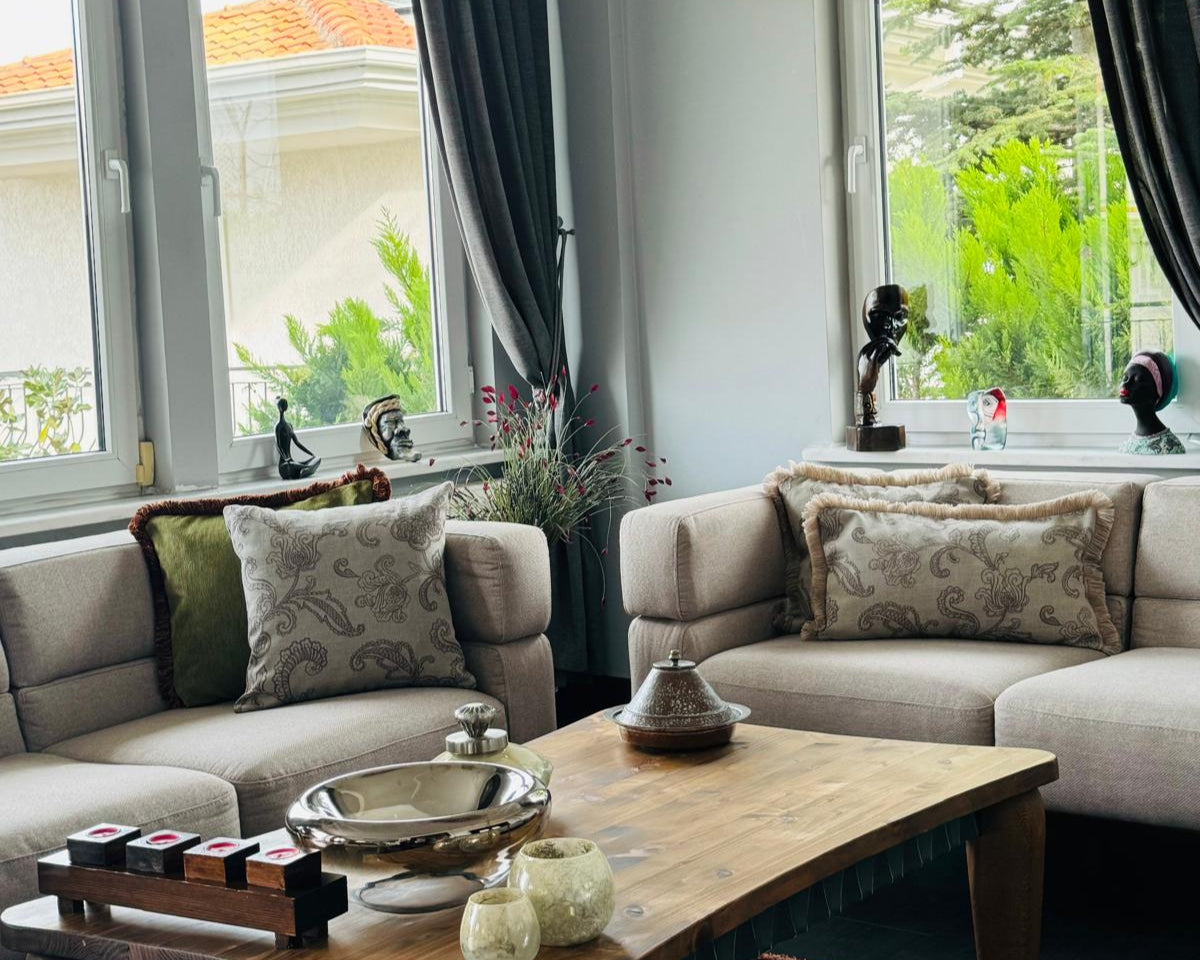 Housse de Coussin SERENAD Ivoire – Style Bohème & Chic