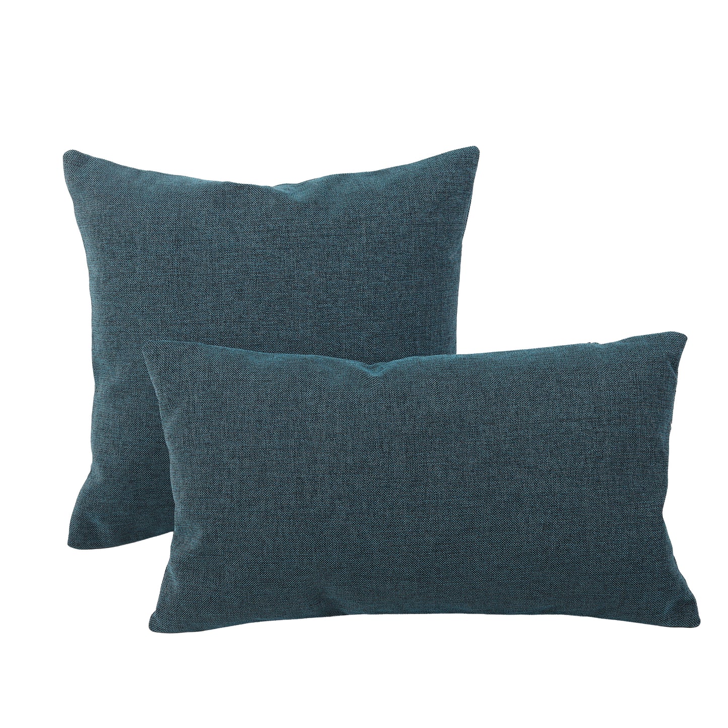 Housse de Coussin ORNELLA Bleu – Élégance Classique & Tissu Texturé