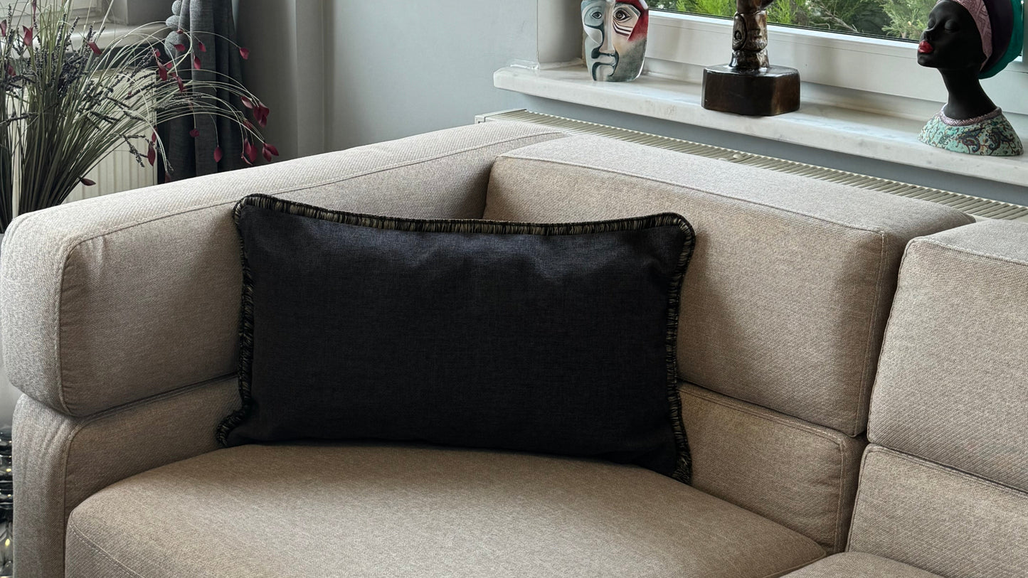 Housse de Coussin MIROR – Coussin Décoratif en Tissu Tissé Texturé | Édition Limitée