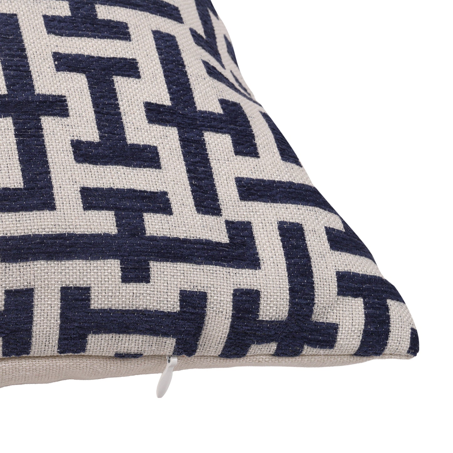 Housse de Coussin TASSELBLUE – Élégance Naturelle & Touche Artisanale