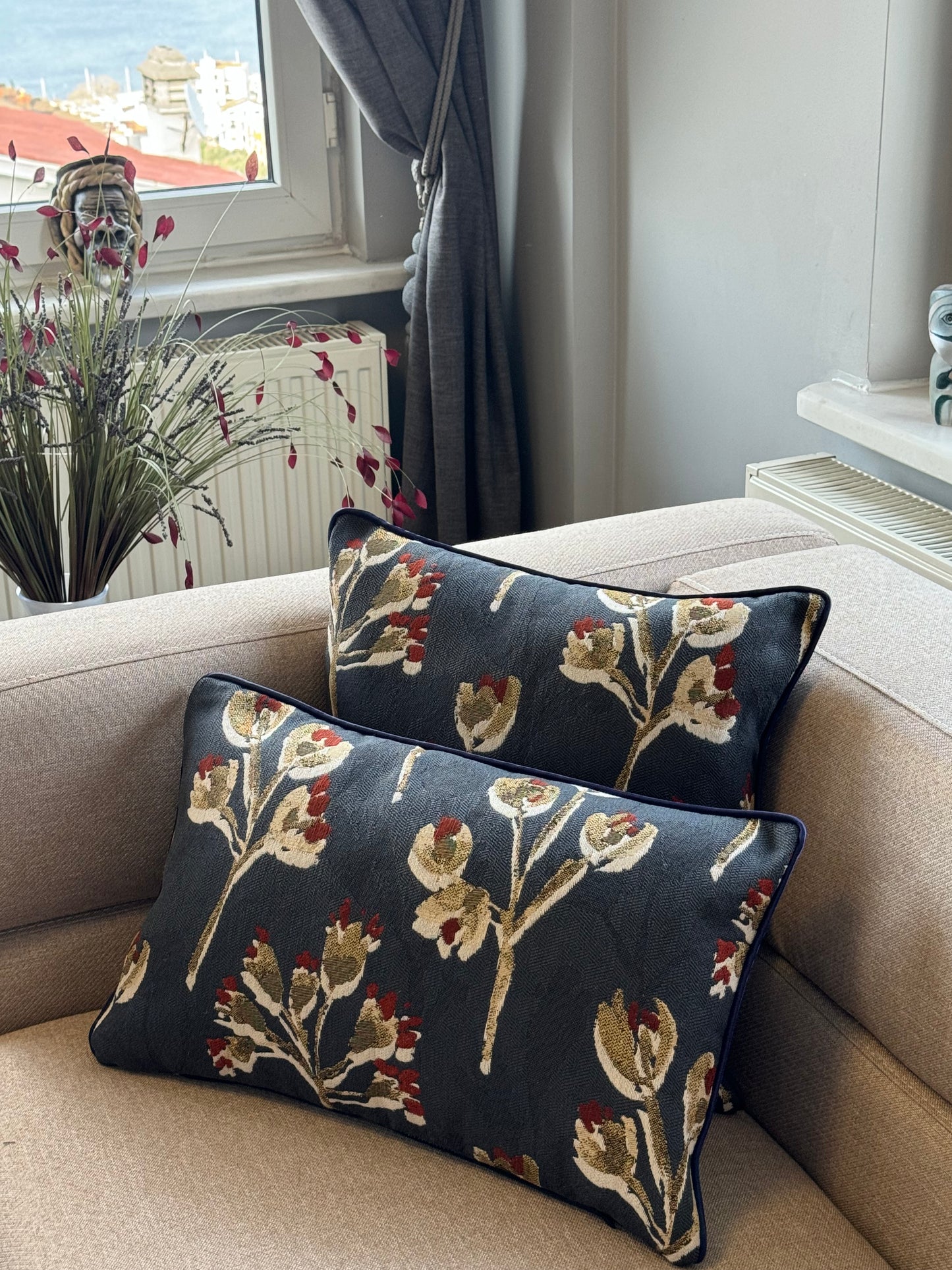 Housse de Coussin DALLİ – Élégance Naturelle & Touche Artisanale