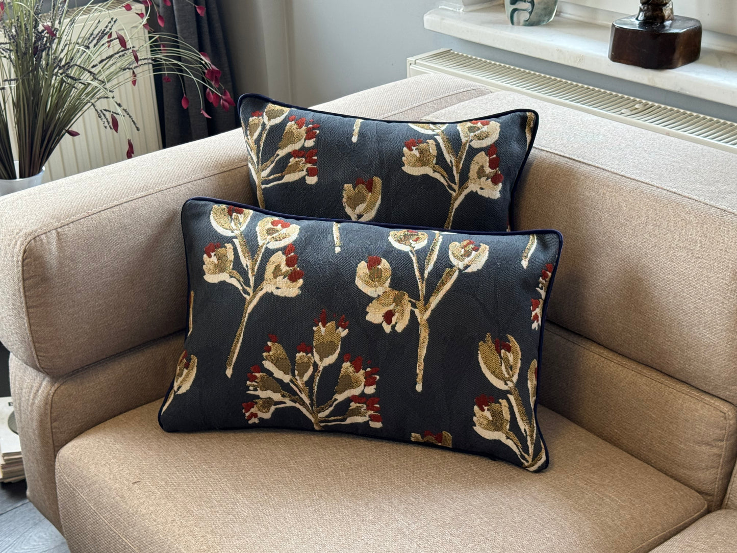 Housse de Coussin DALLİ – Élégance Naturelle & Touche Artisanale