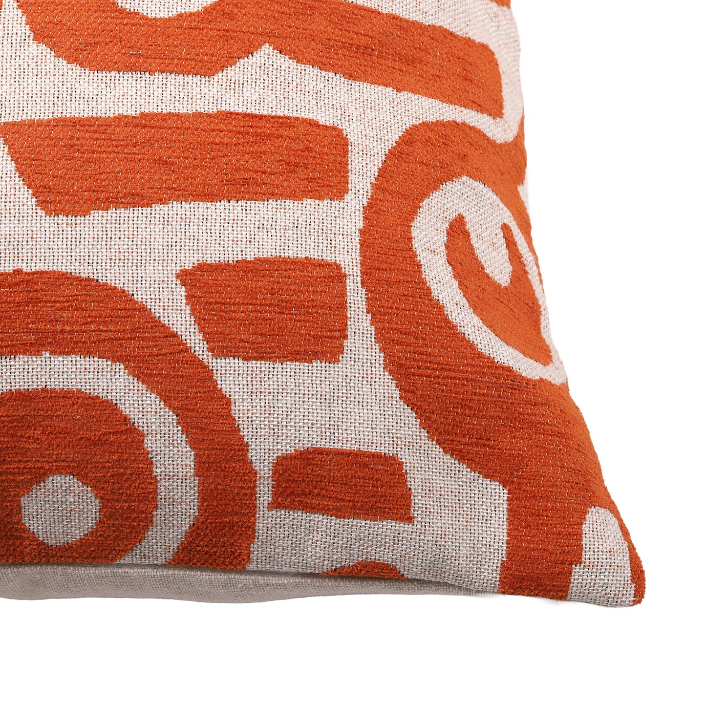Housse de Coussin "MERLOT" – Élégance Naturelle & Touche Artisanale