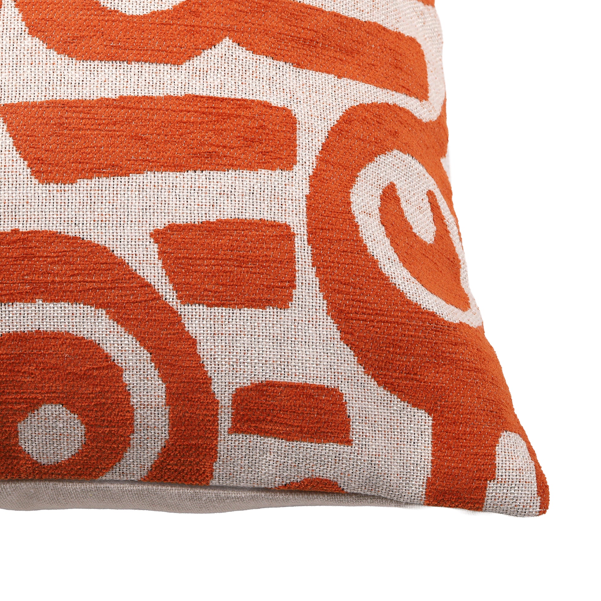 housse de coussin tissée