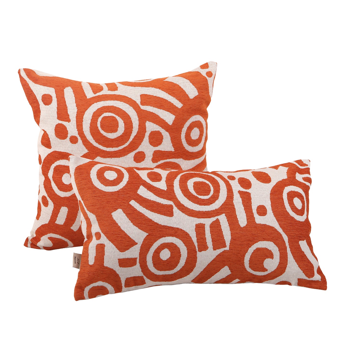 Housse de Coussin "MERLOT" – Élégance Naturelle & Touche Artisanale