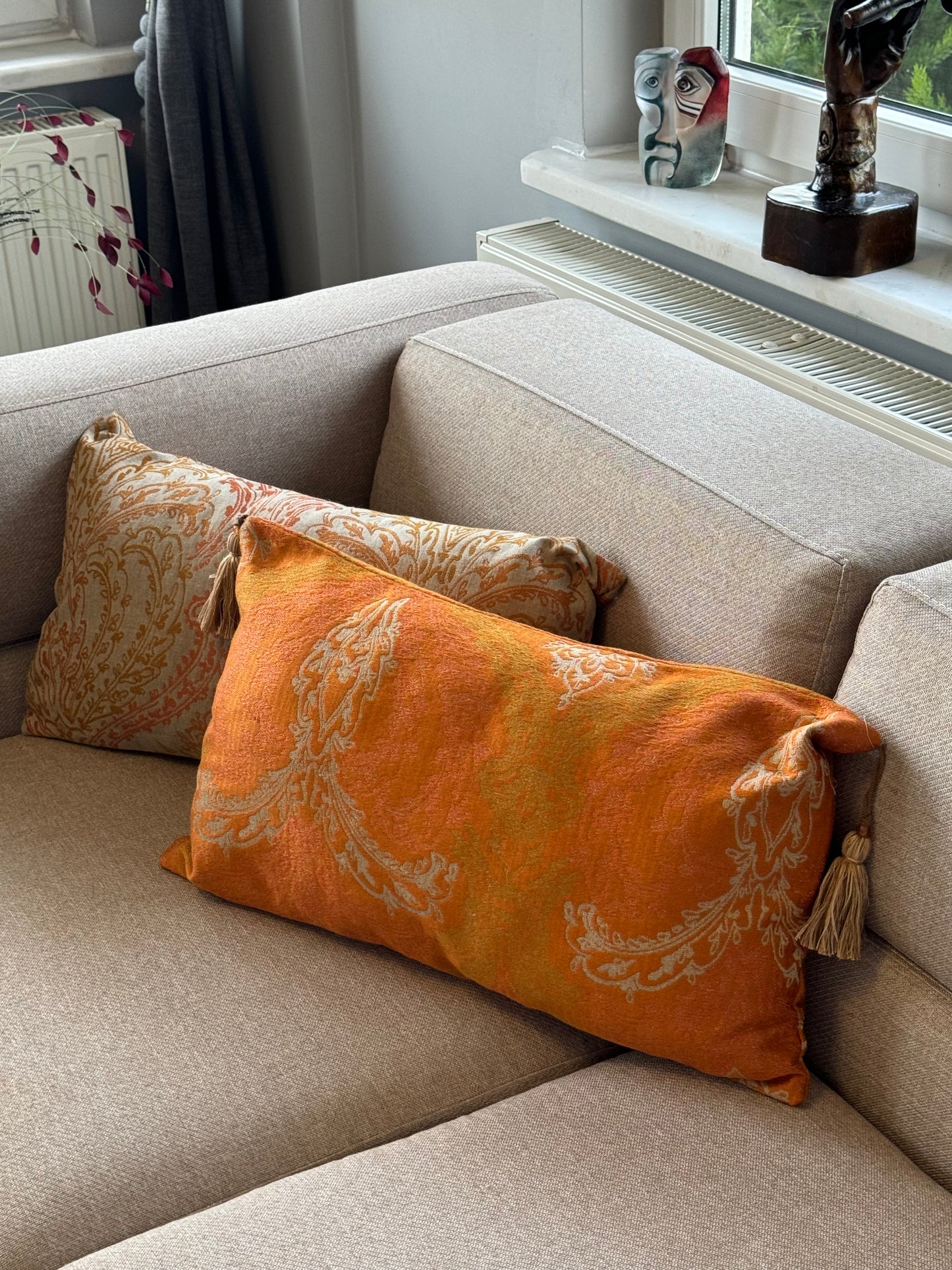 Housse de Coussin NERGİS – Style Naturel & Finition Artisanale