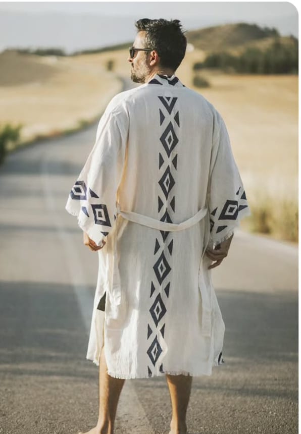 Kimono Homme Ramsess Élégance Naturelle Artisanat Authentique