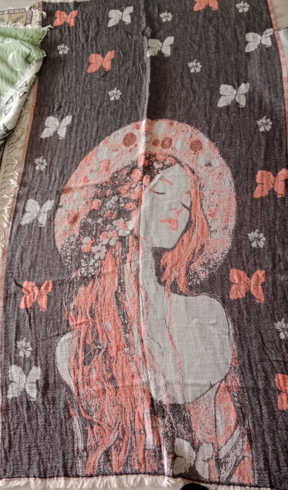 Serviette de plage élégante, en coton, et stylée