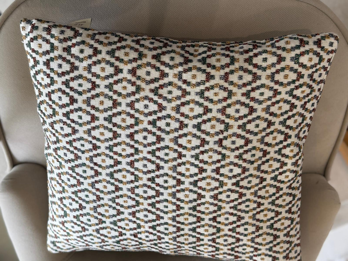 Set de 2 housses de coussin /tissu très haut qualité
