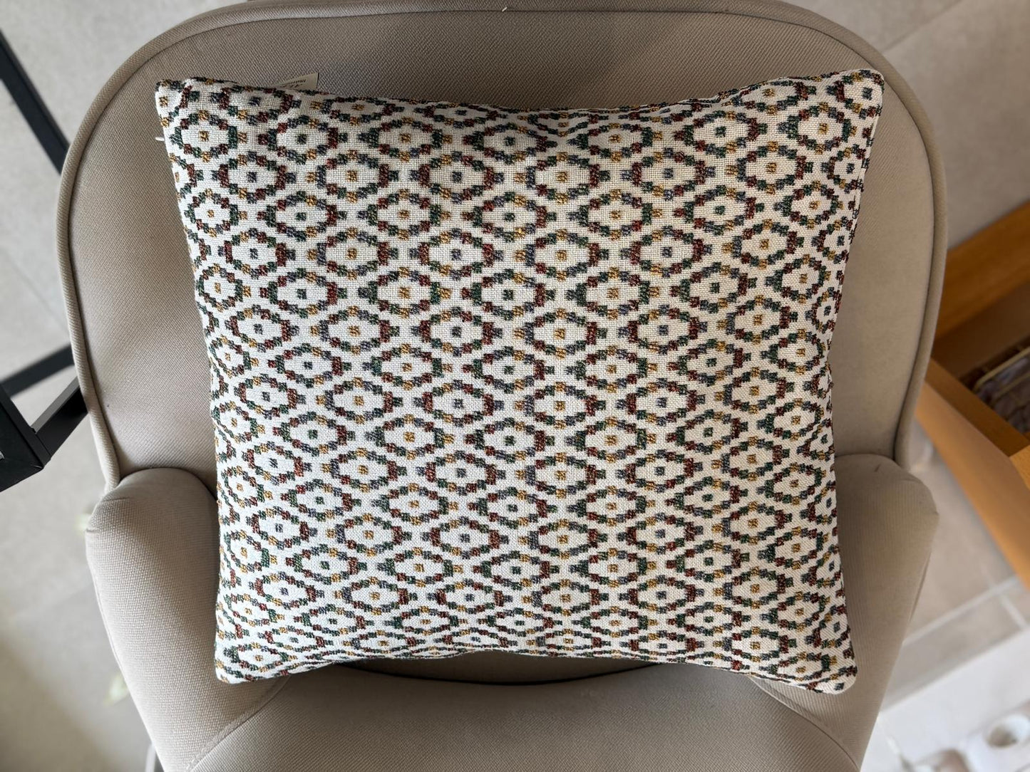 Set de 2 housses de coussin /tissu très haut qualité