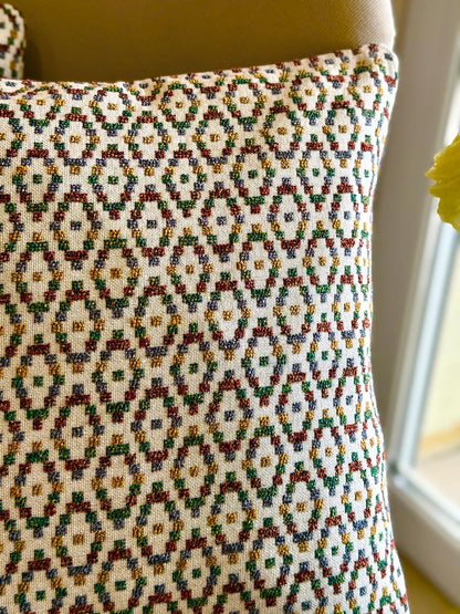 Set de 2 housses de coussin /tissu très haut qualité