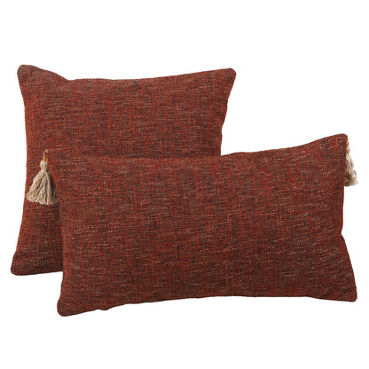 Housse de Coussin MONA – Coussin Décoratif en Tissu Tissé Texturé