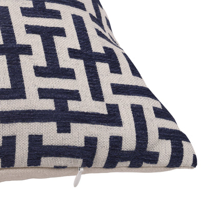 Housse de Coussin TASSELBLUE – Élégance Naturelle & Touche Artisanale