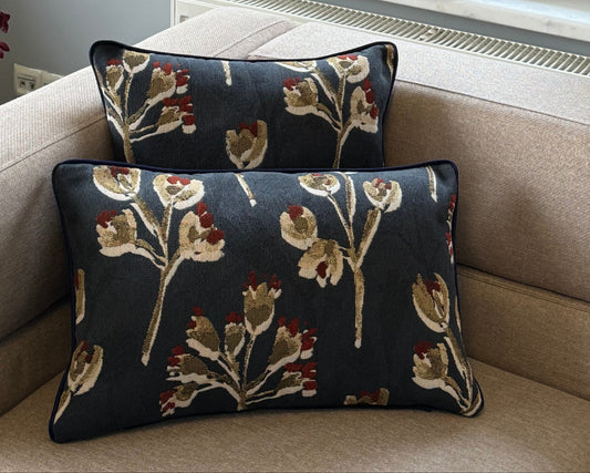 Housse de Coussin DALLİ – Élégance Naturelle & Touche Artisanale