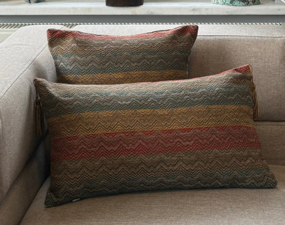 Housse de Coussin ETHNIQUE – Élégance Naturelle & Touche Artisanale