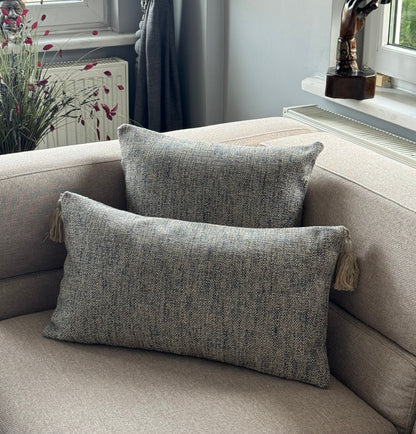 Housse de Coussin LAZUR Bleu Clair – Fraîcheur & Élégance Intemporelle