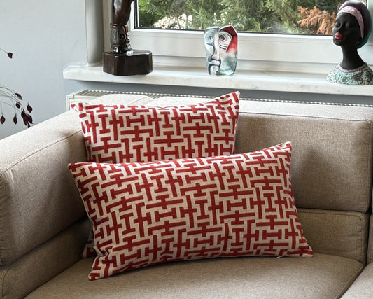 Housse de Coussin TASSEL – Élégance Naturelle & Touche Artisanale