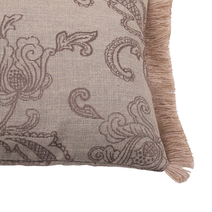 Housse de Coussin SERENAD Ivoire – Style Bohème & Chic