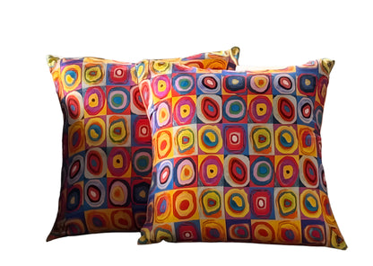 Hausse de Coussin  Ruston en Soie Naturelle – Élégance Artistique & Raffinement