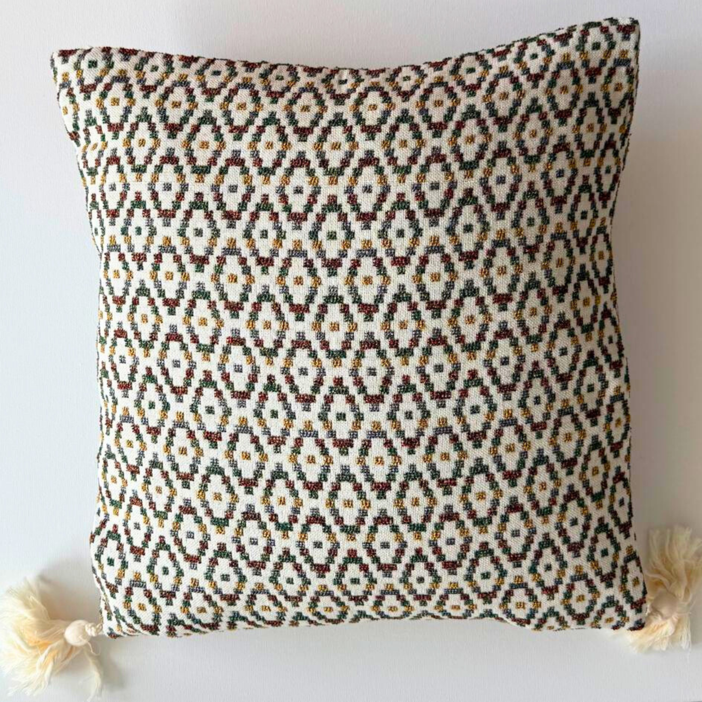 Housse de Coussin MADUR Bicolore – Texture Jacquard Raffinée