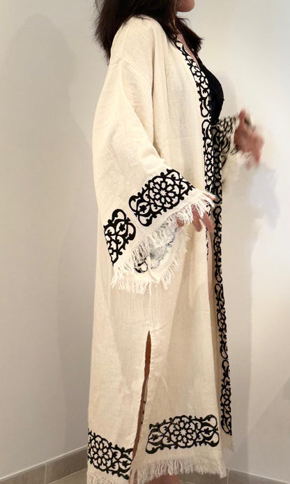 Meedus, artisan Kimono en coton – Tenue durable pour la plage et la détente