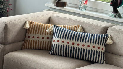 Housse de Coussin POINT – Texture Jacquard Moderne & Élégante